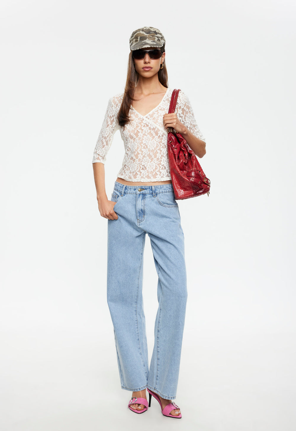 Totti Jean - Washed Blue Lioness Fashion