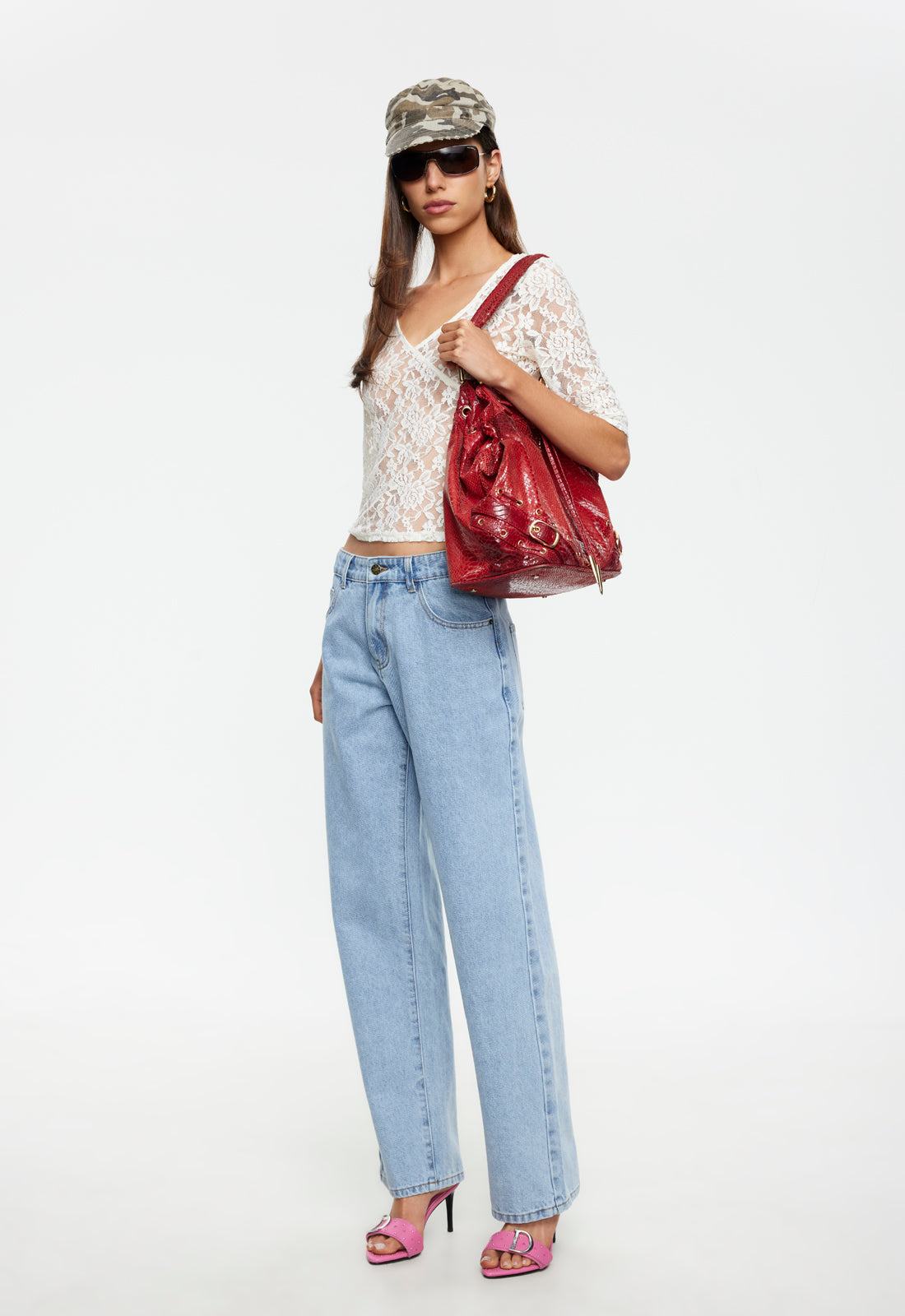 Totti Jean - Washed Blue Lioness Fashion