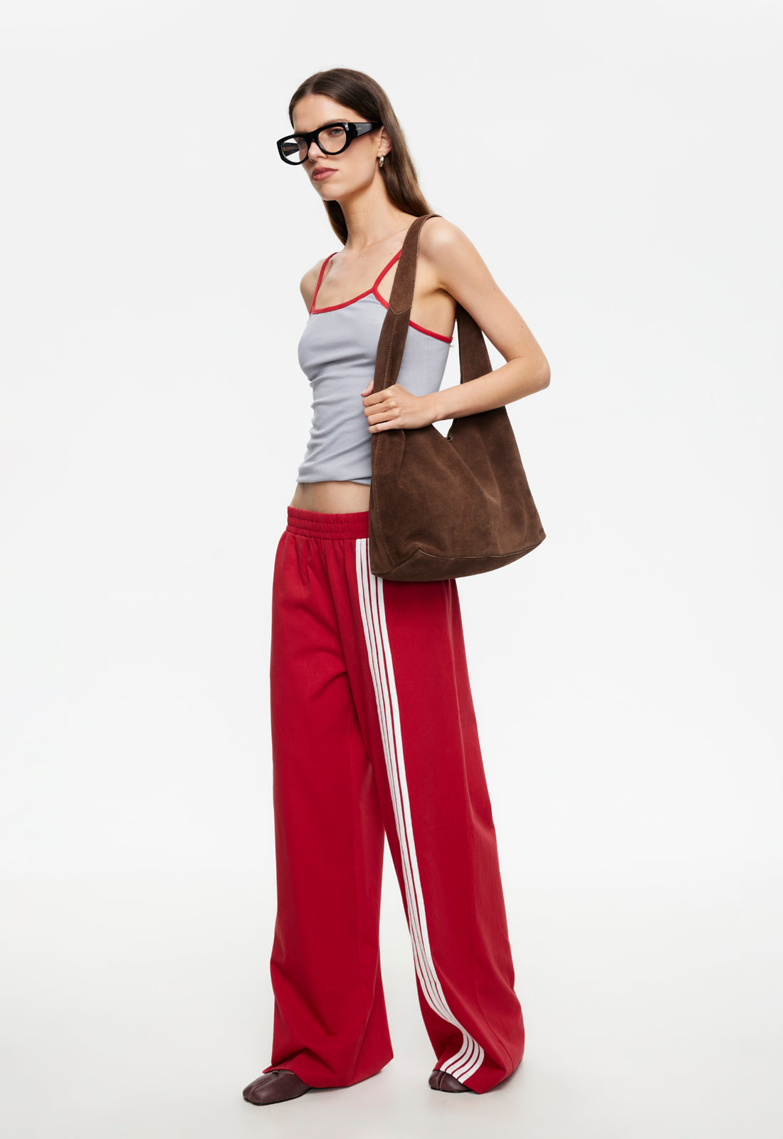 Red Eye Track Pant - Crimson Lioness Fashion