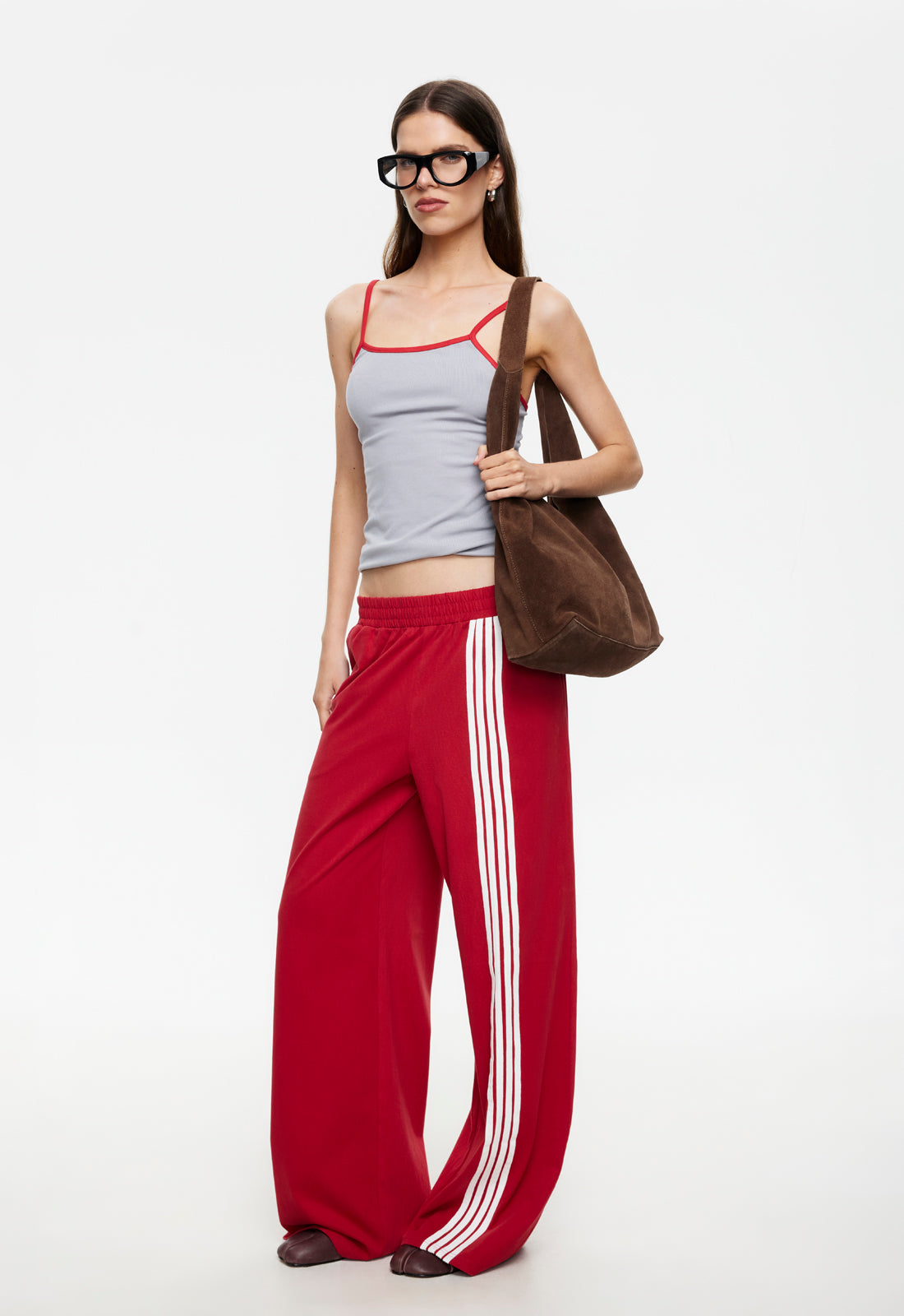 Red Eye Track Pant - Crimson Lioness Fashion