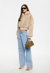 Drita Faux Fur - Sand Lioness Fashion