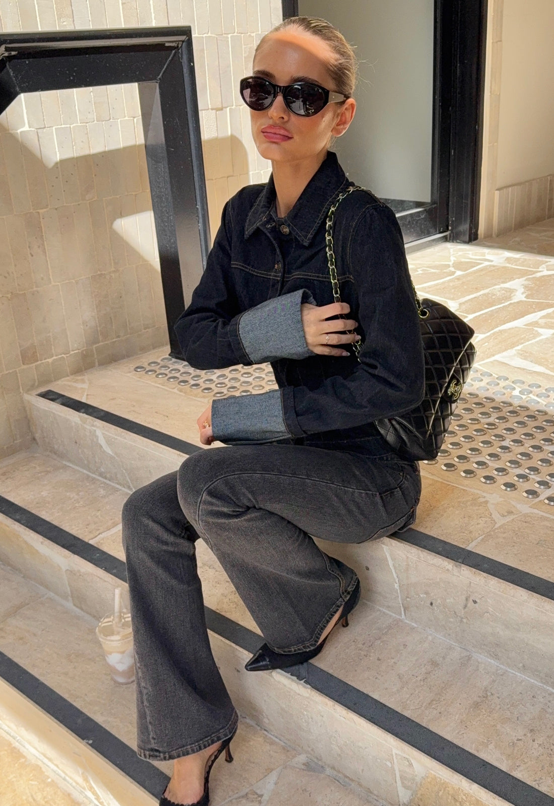 The Bronx Denim Jacket - Indigo Lioness Fashion