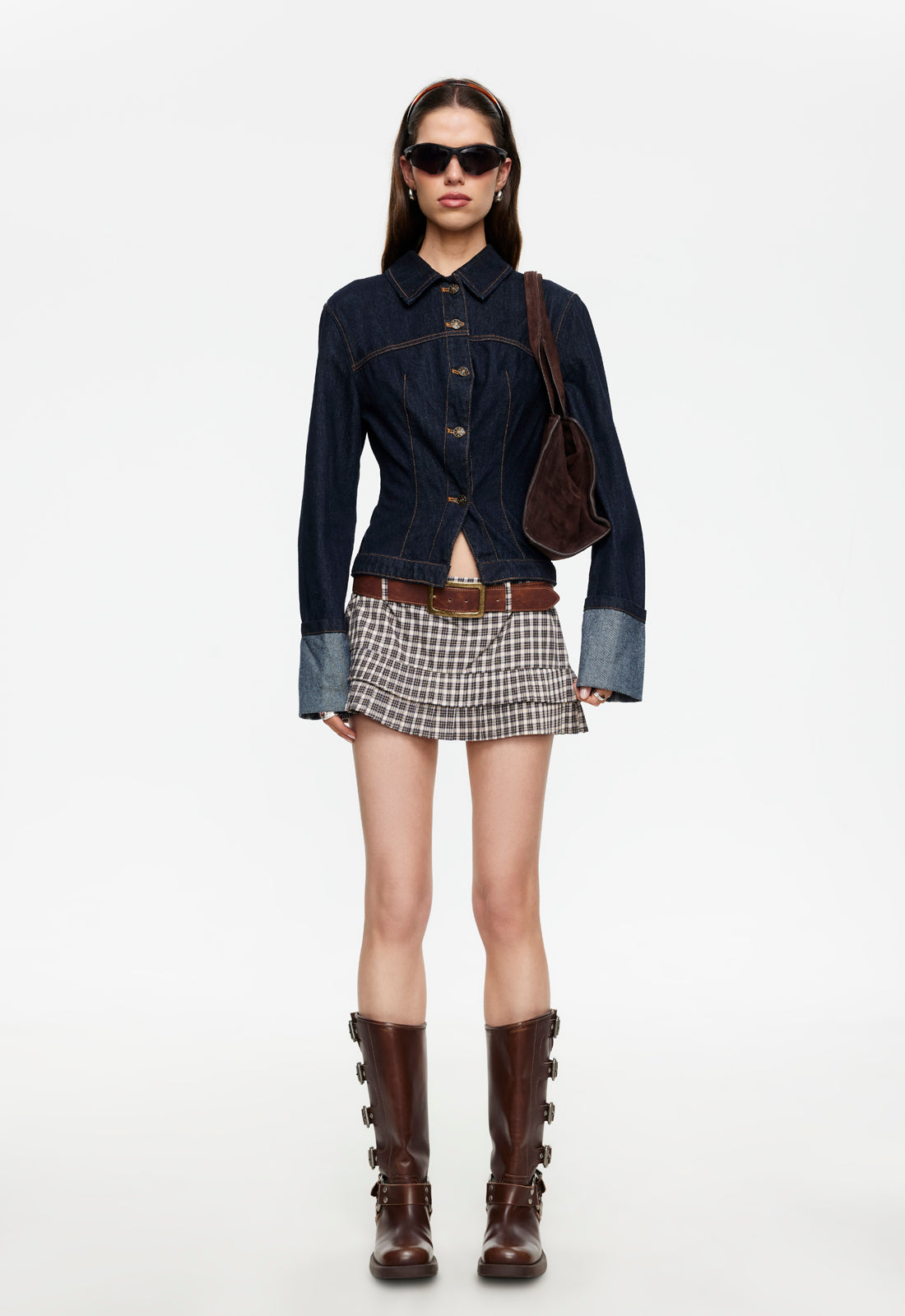 The Bronx Denim Jacket - Indigo Lioness Fashion