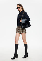 Odette Bloomer - Chocolate Plaid Lioness Fashion