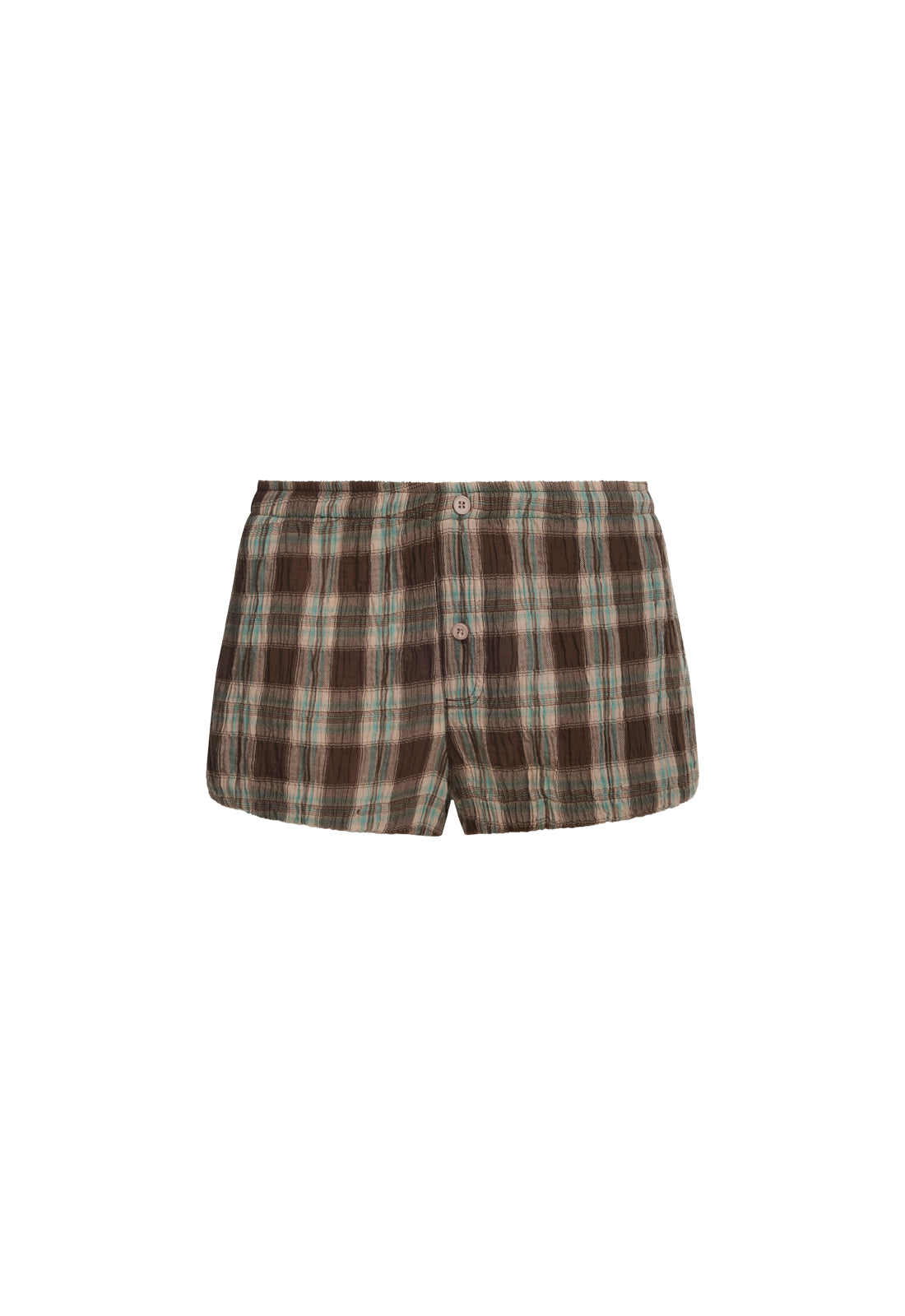 Odette Bloomer - Chocolate Plaid Lioness Fashion