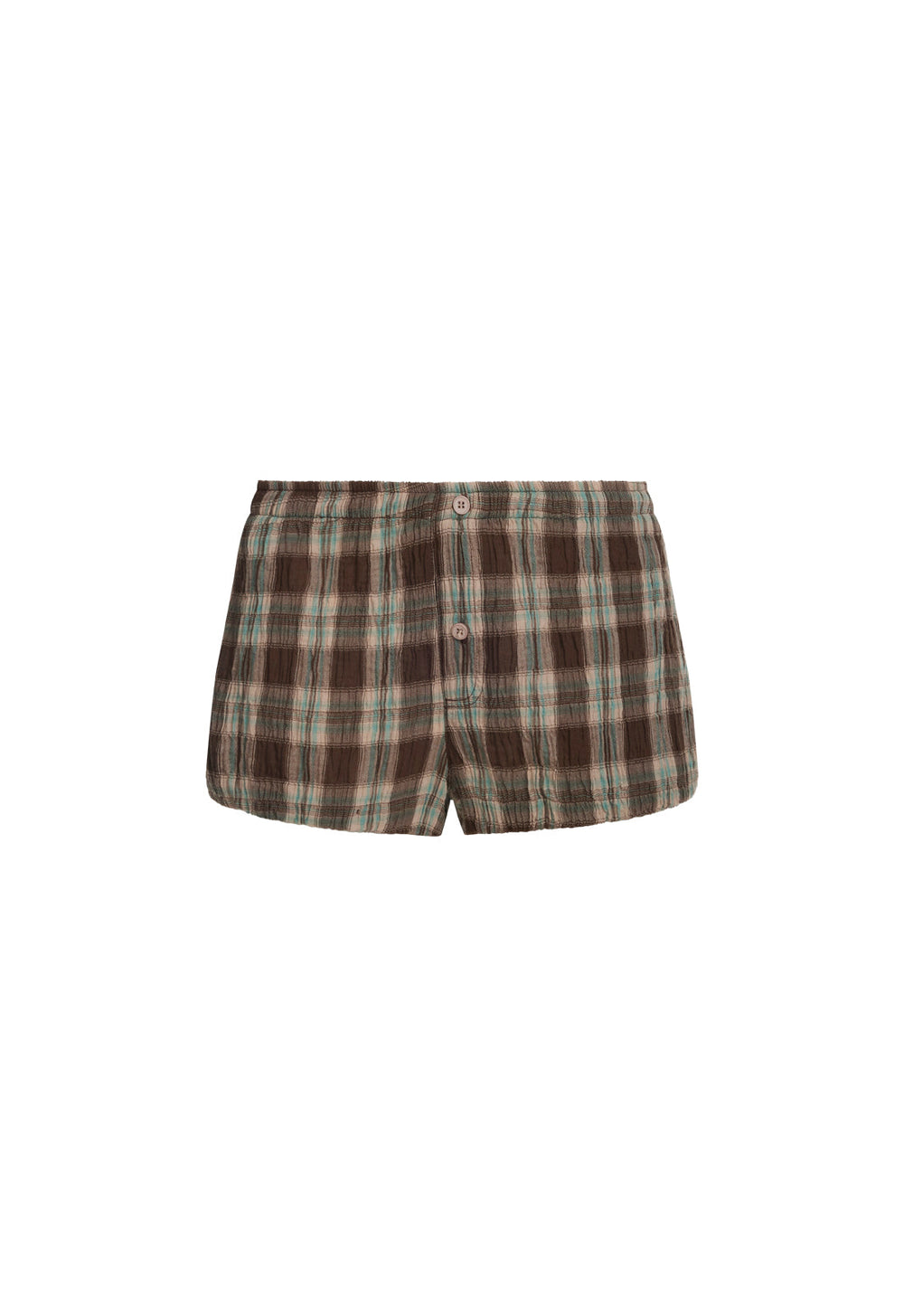 Odette Bloomer - Chocolate Plaid Lioness Fashion