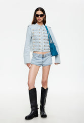 Afterglow Mini Short - Light Denim Lioness Fashion