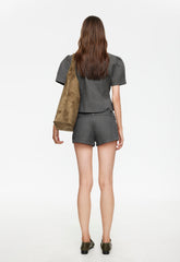 Afterglow Mini Short - Moss Lioness Fashion