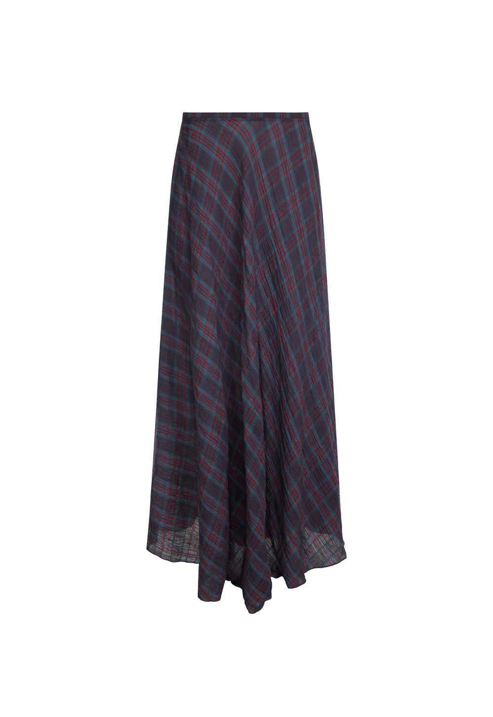 Halcyon Maxi Skirt - Jade Plaid Lioness Fashion
