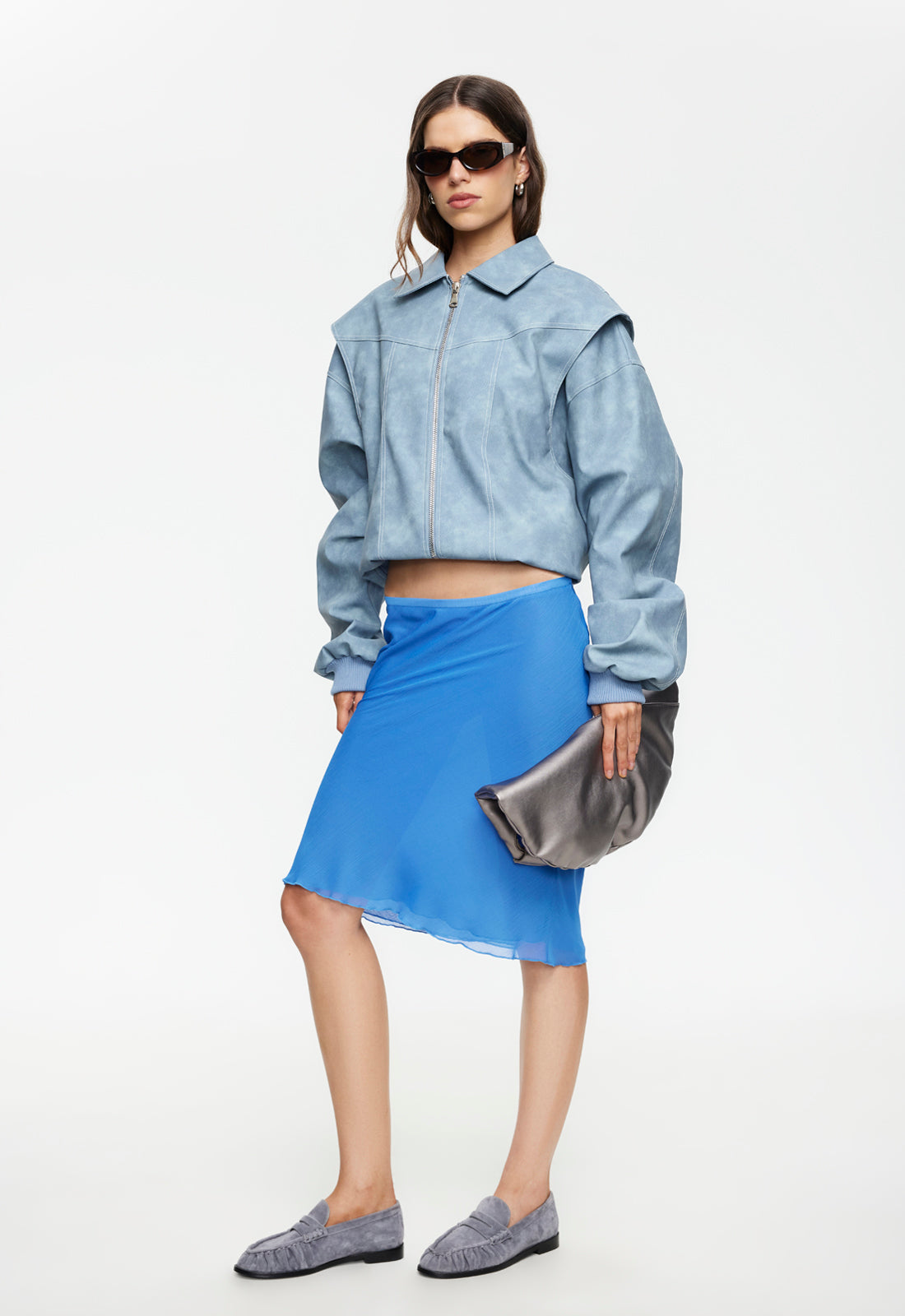Shoreline Midi Skirt - Persian Jewel Lioness Fashion