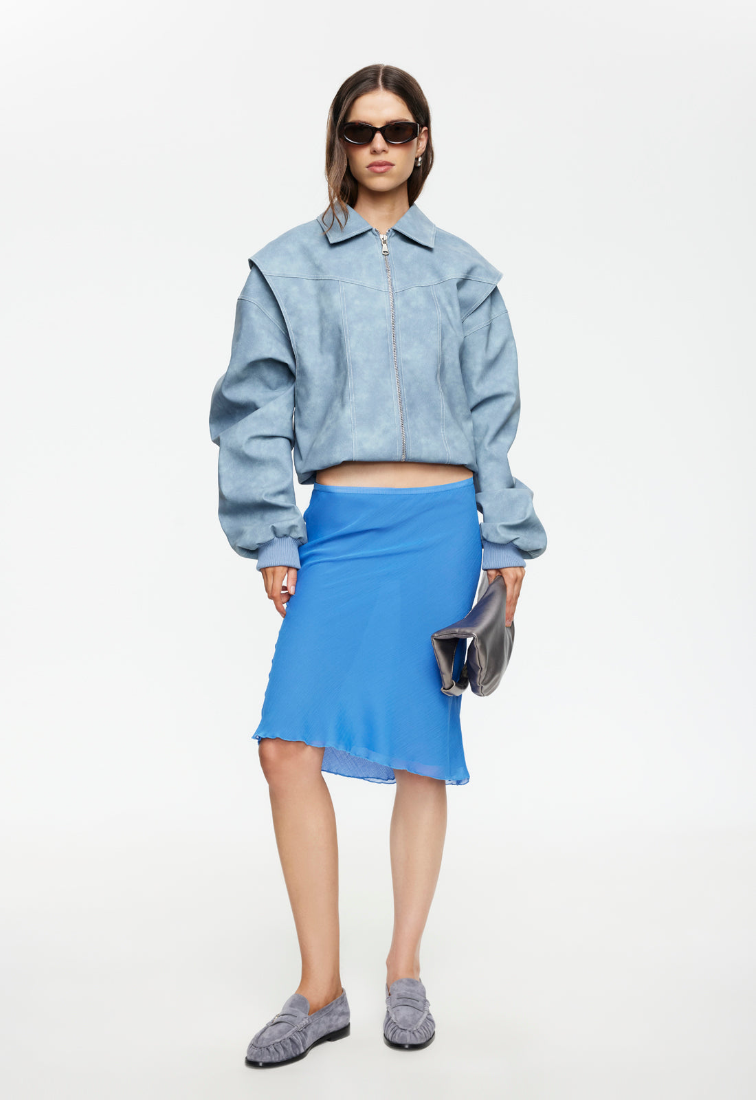 Shoreline Midi Skirt - Persian Jewel Lioness Fashion