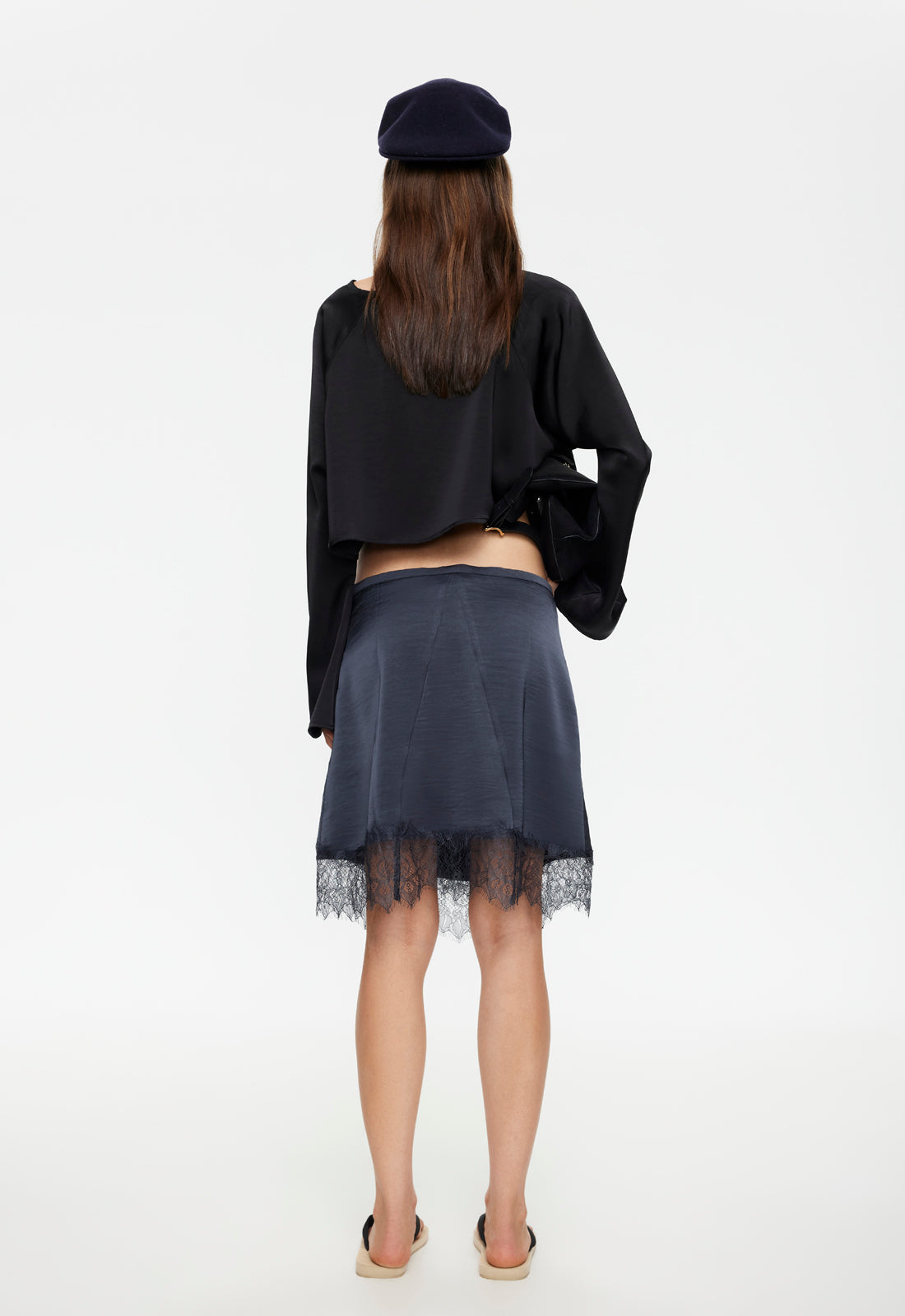 Skin Midi Skirt - Petrol Lioness Fashion