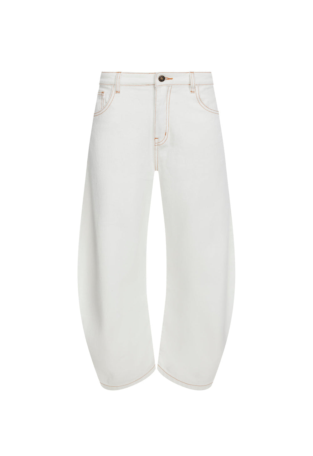 Horseshoe Cropped Jean - Porcelain Lioness Fashion