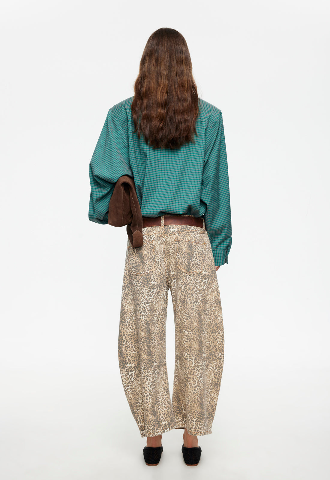 Horseshoe Cropped Jean - Leopard Lioness Fashion