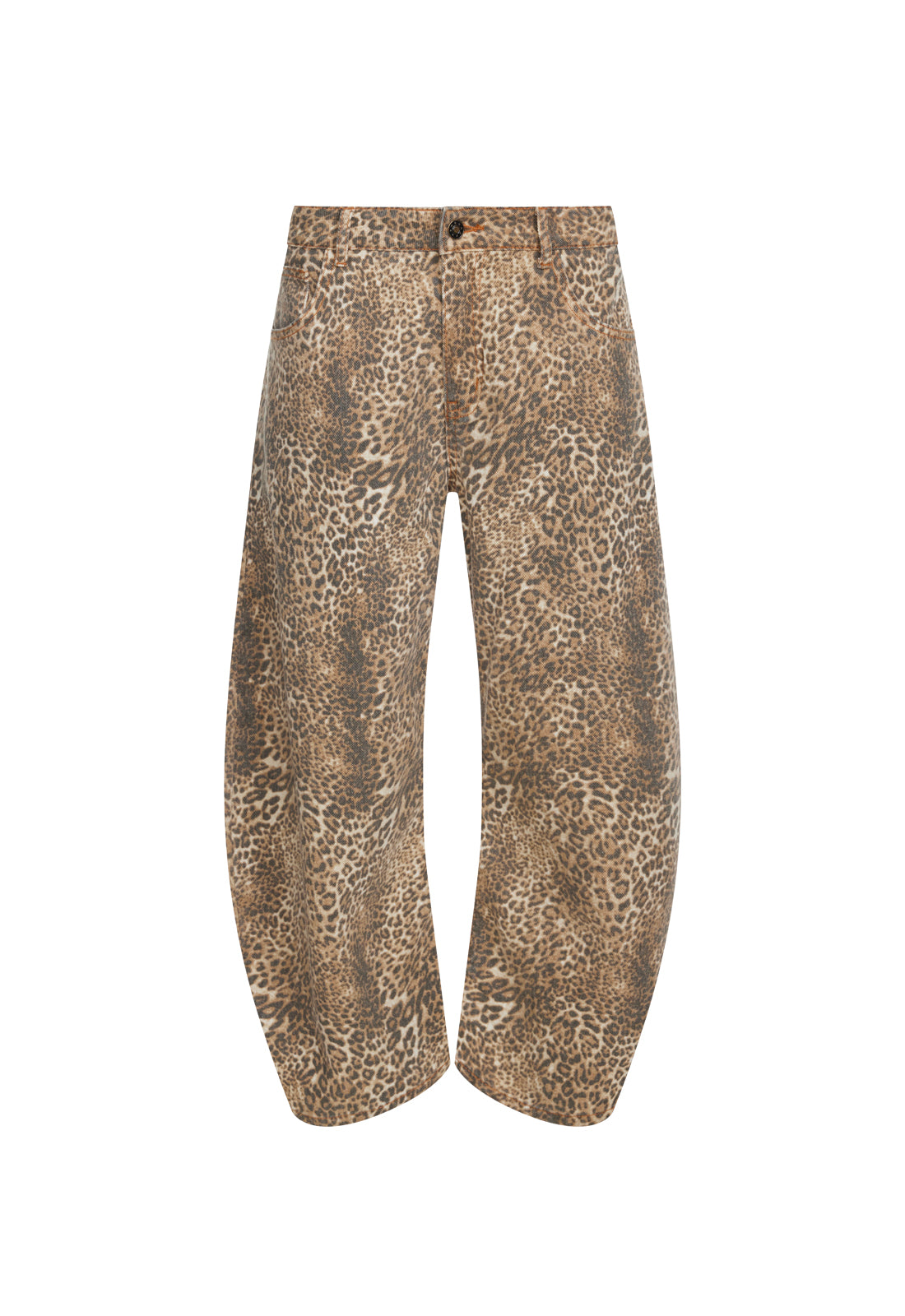 Horseshoe Cropped Jean - Leopard Lioness Fashion