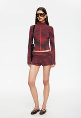 APEX JACKET - CRIMSON STRIPE Lioness Fashion
