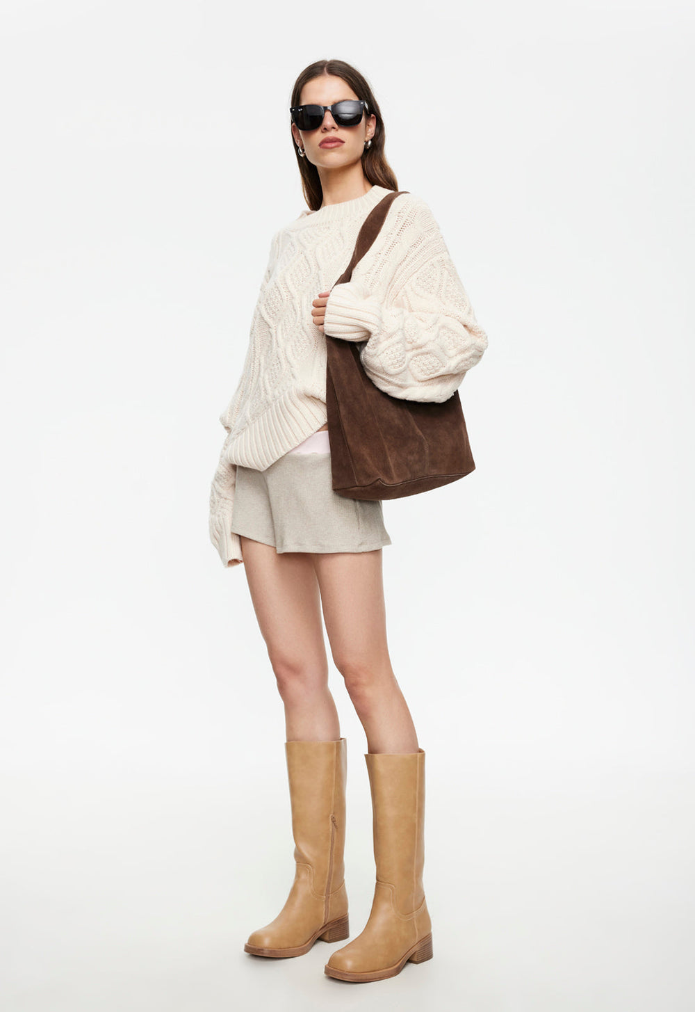 LIAISON CABLE KNIT - CREAM Lioness Fashion