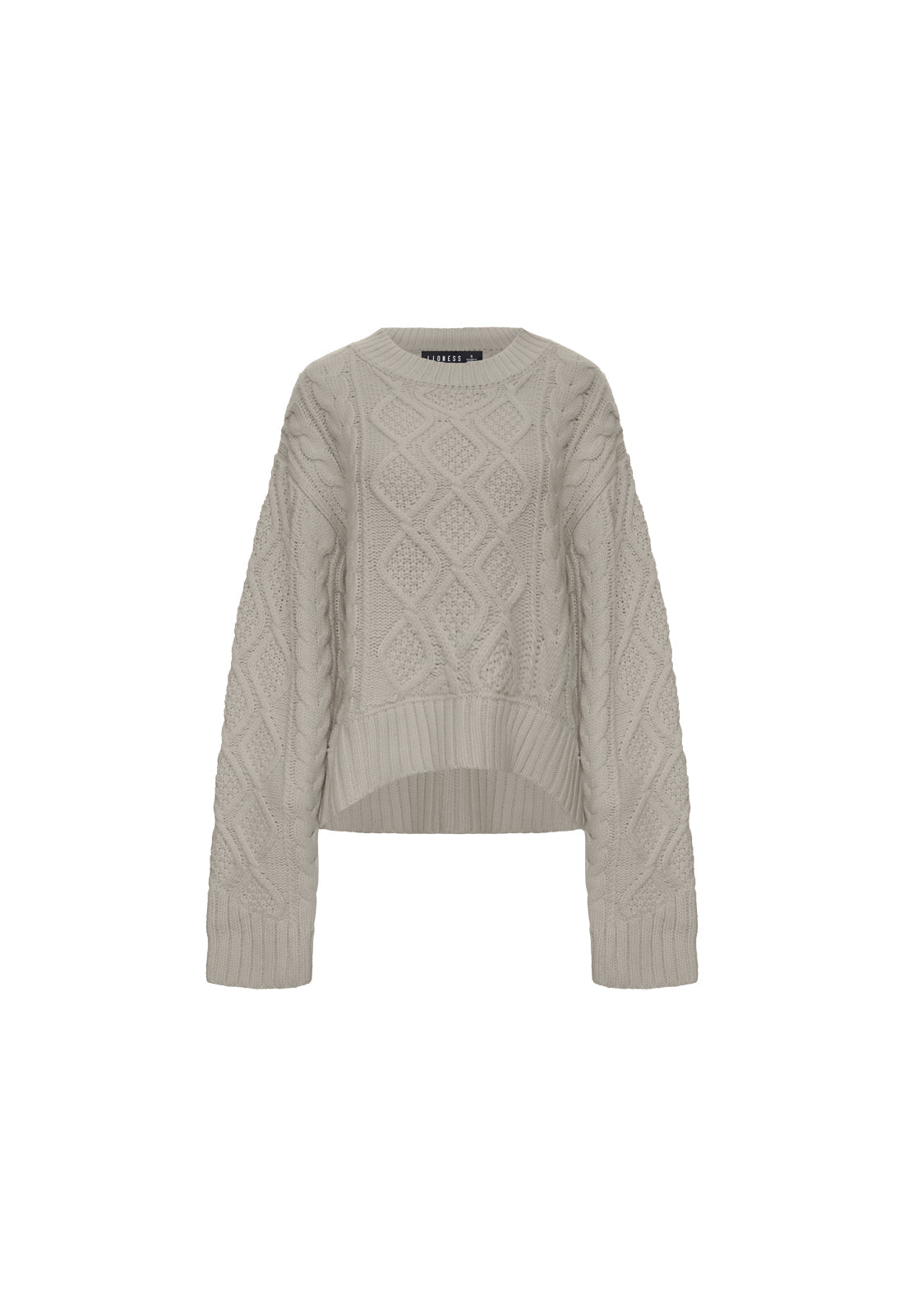 LIAISON CABLE KNIT - ASH Lioness Fashion