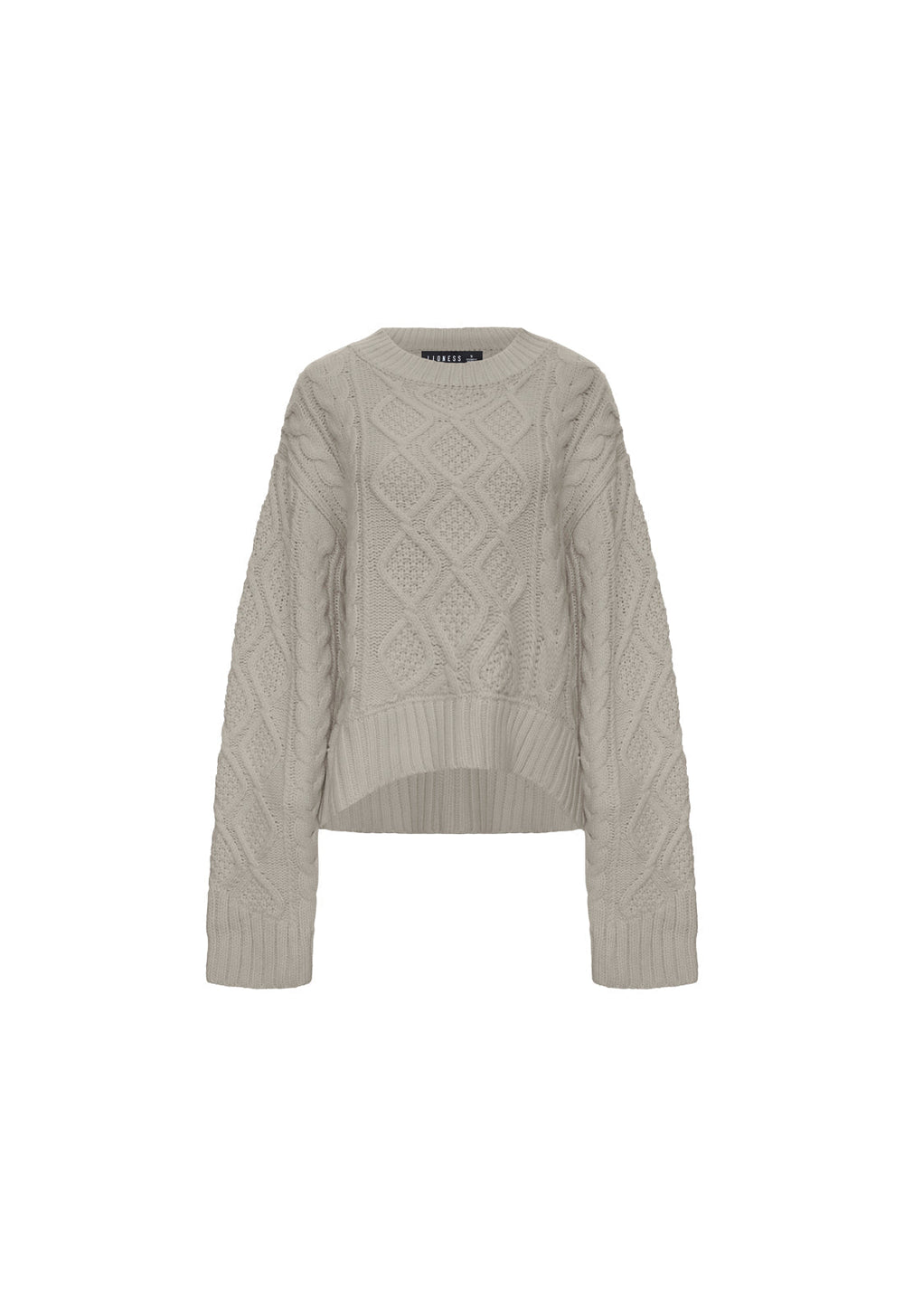 LIAISON CABLE KNIT - ASH Lioness Fashion