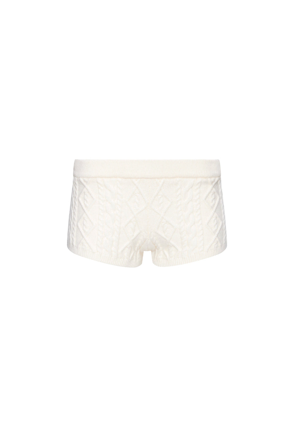 HOUSEWIFE KNIT SHORT - CREAM CABLE Lioness Fashion