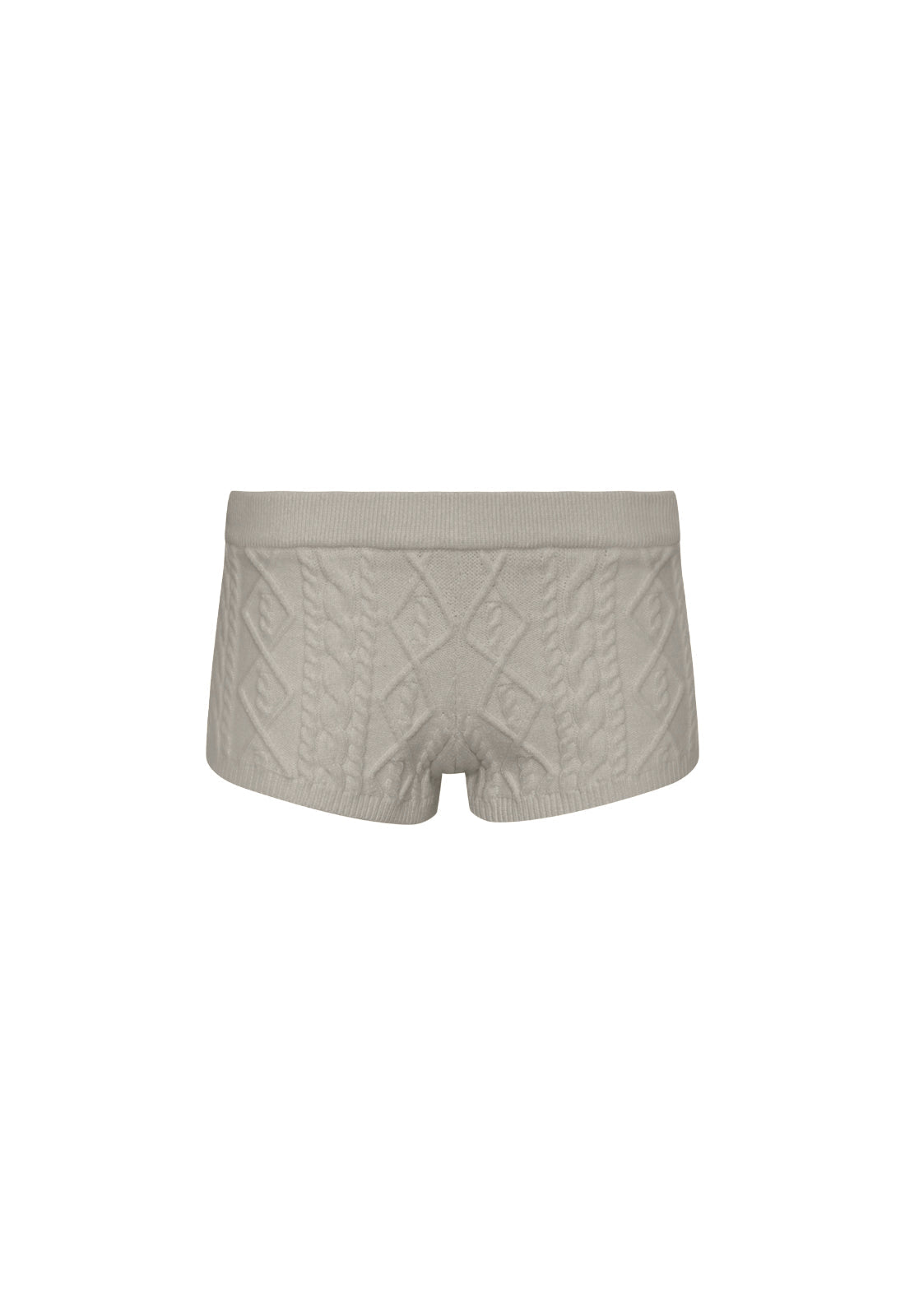 HOUSEWIFE KNIT SHORT - ASH CABLE Lioness Fashion