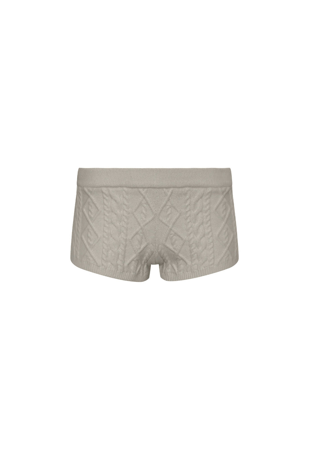 HOUSEWIFE KNIT SHORT - ASH CABLE Lioness Fashion