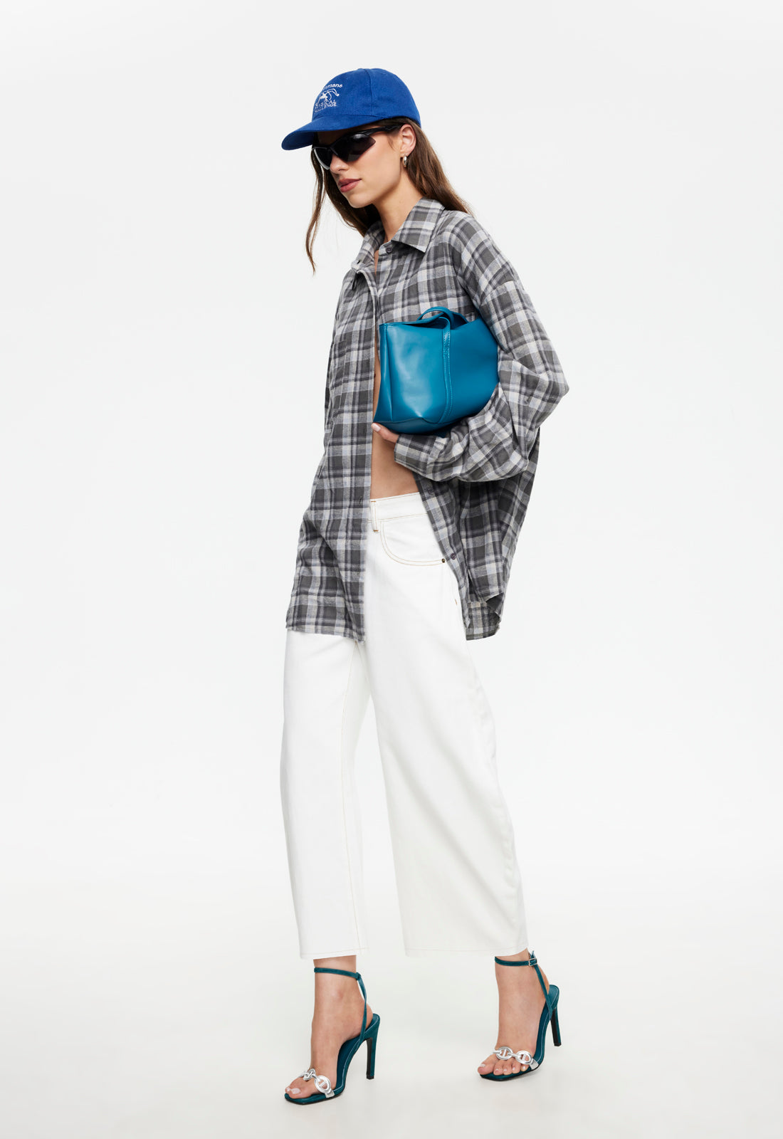 Clarity Shirt - Slate Plaid Lioness Fashion