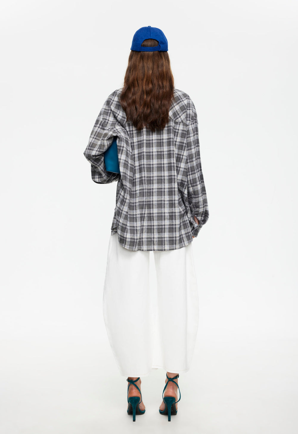 Clarity Shirt - Slate Plaid Lioness Fashion