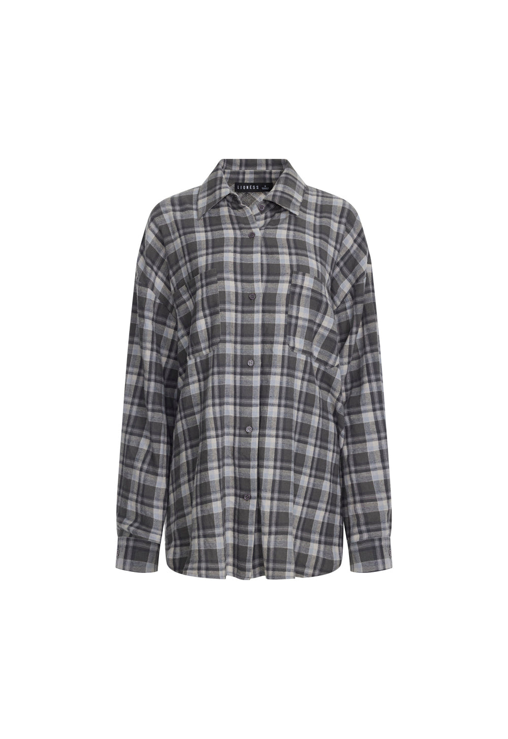 Clarity Shirt - Slate Plaid Lioness Fashion