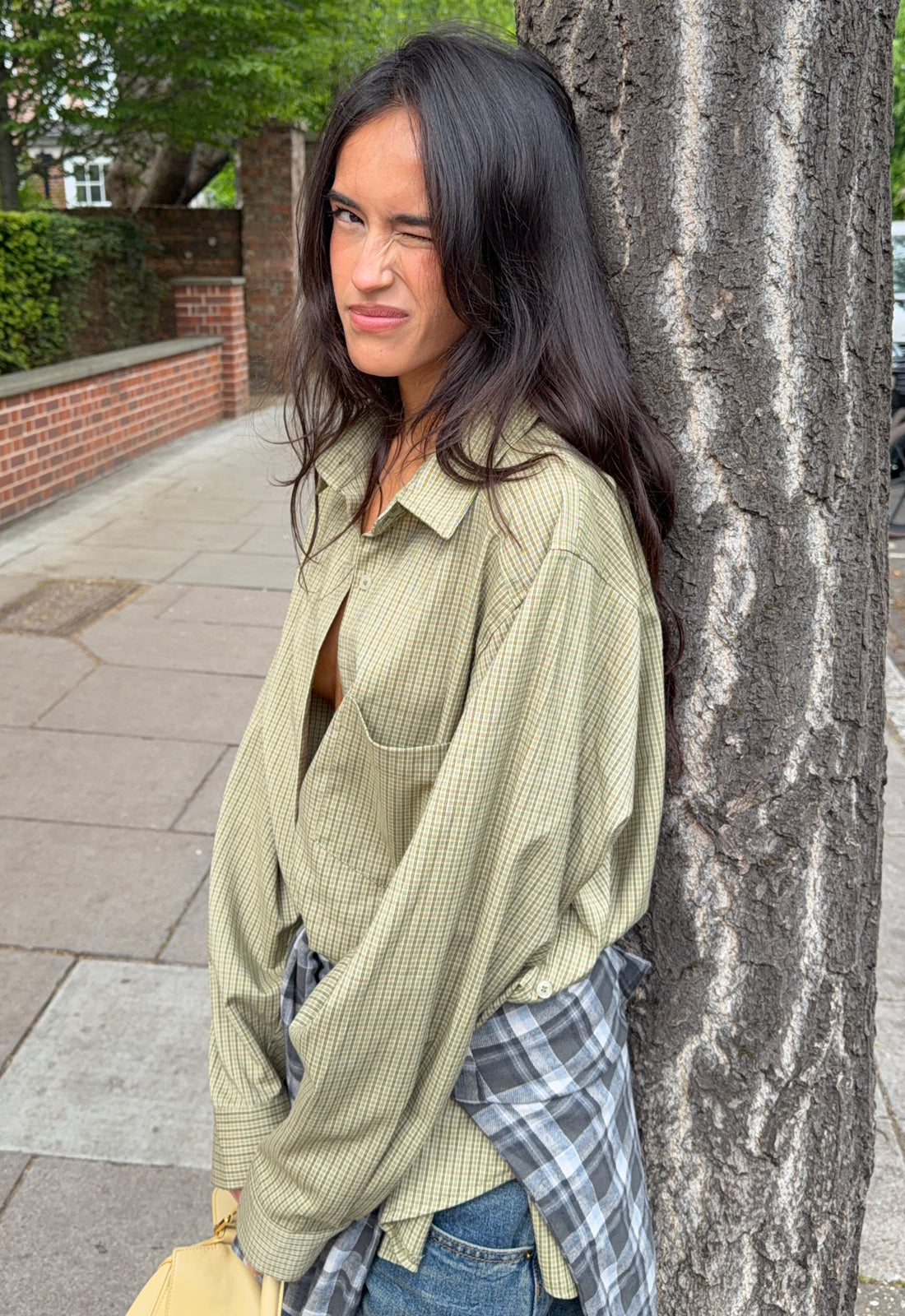 Notting Hill Shirt - Earth Plaid Lioness Fashion