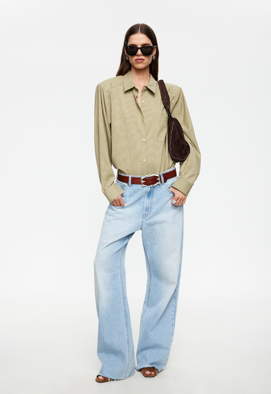 Notting Hill Shirt - Earth Plaid Lioness Fashion