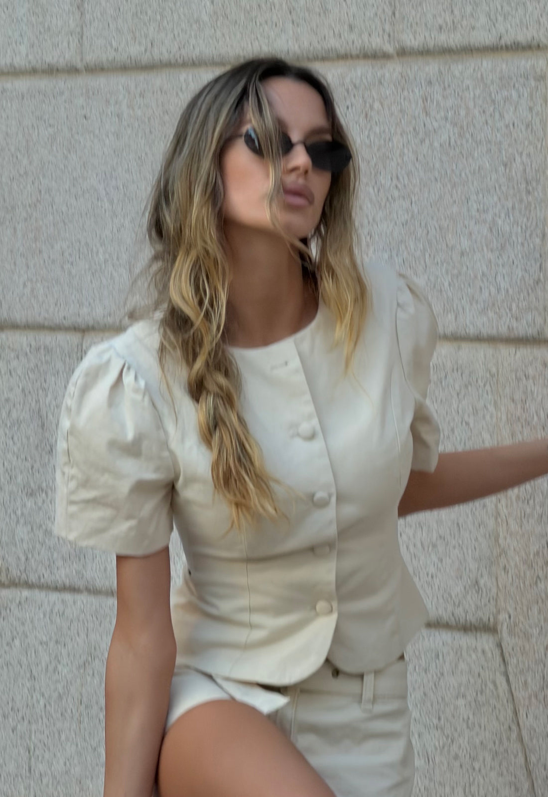 Femme Blouse - Beige Lioness Fashion