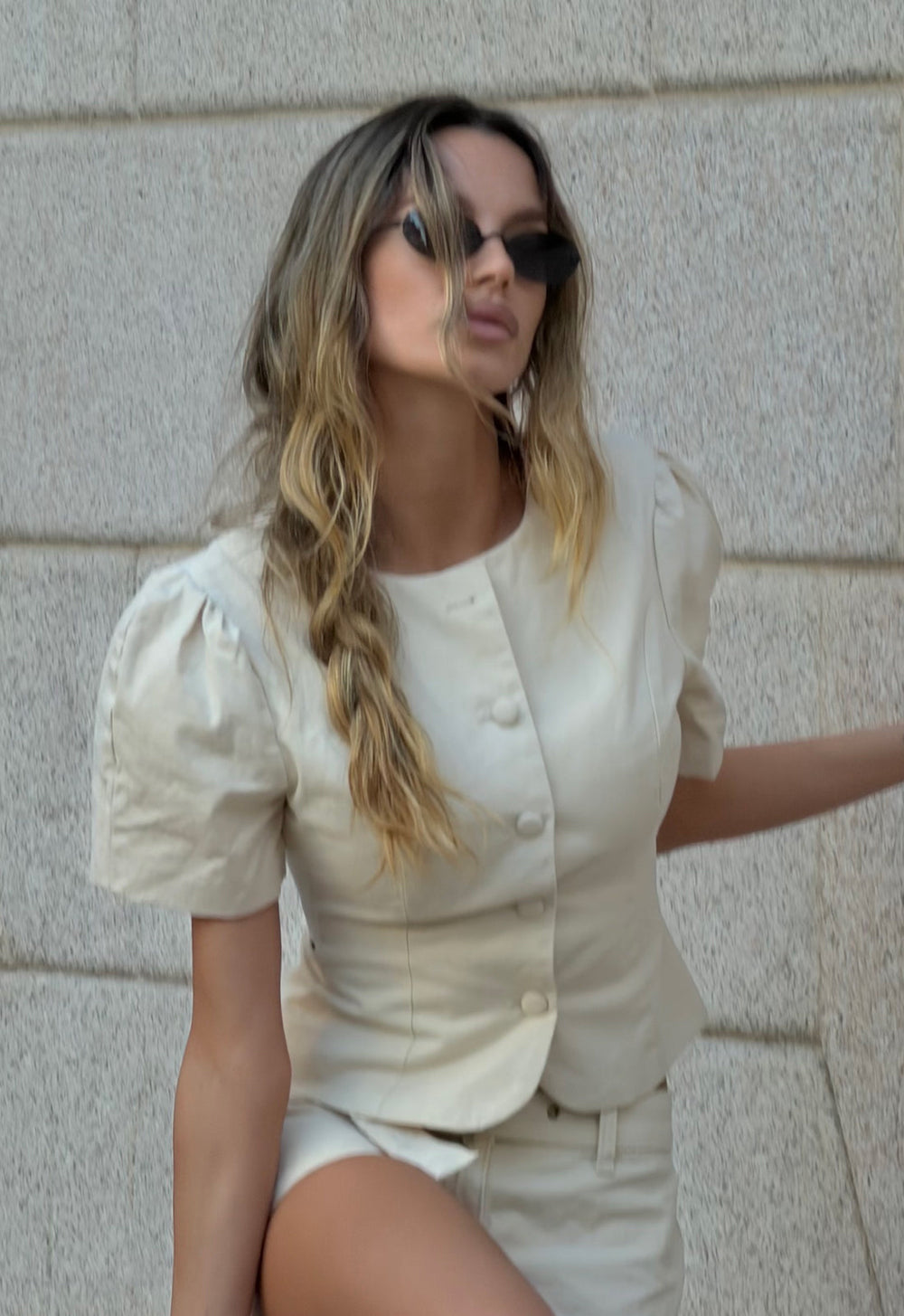 Femme Blouse - Beige Lioness Fashion