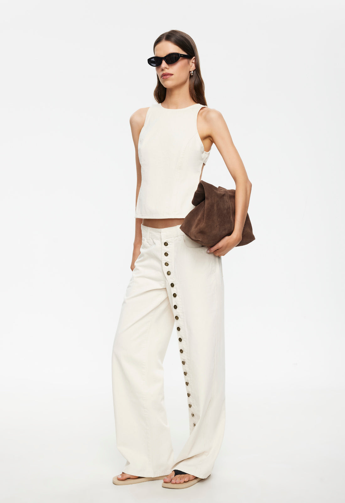 Penny Pant - Beige Lioness Fashion