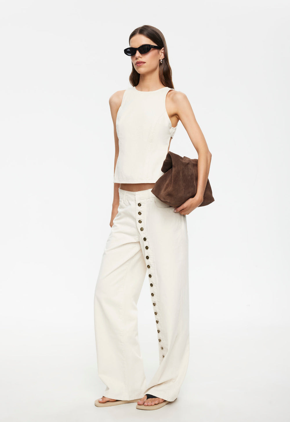 Penny Pant - Beige Lioness Fashion