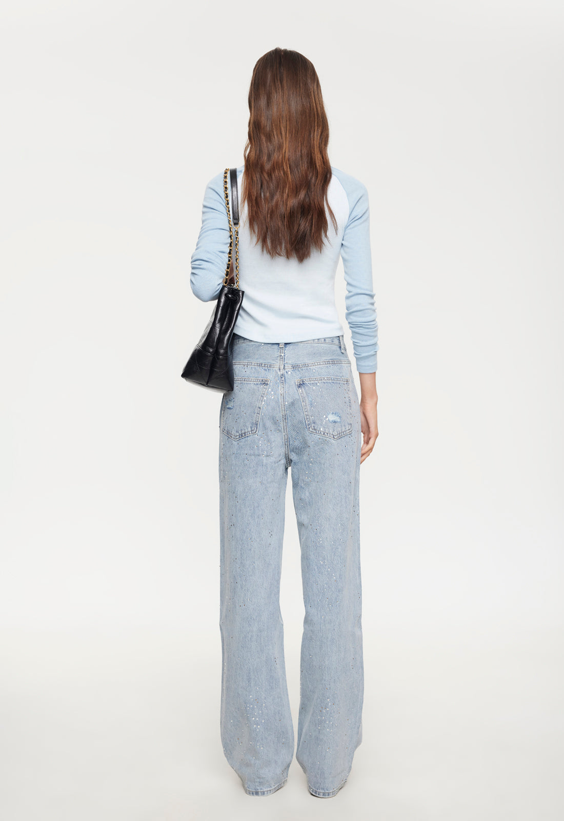 Diamante Jean - Light Denim Lioness Fashion
