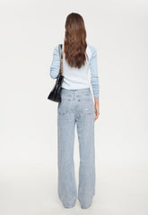 Diamante Jean - Light Denim Lioness Fashion