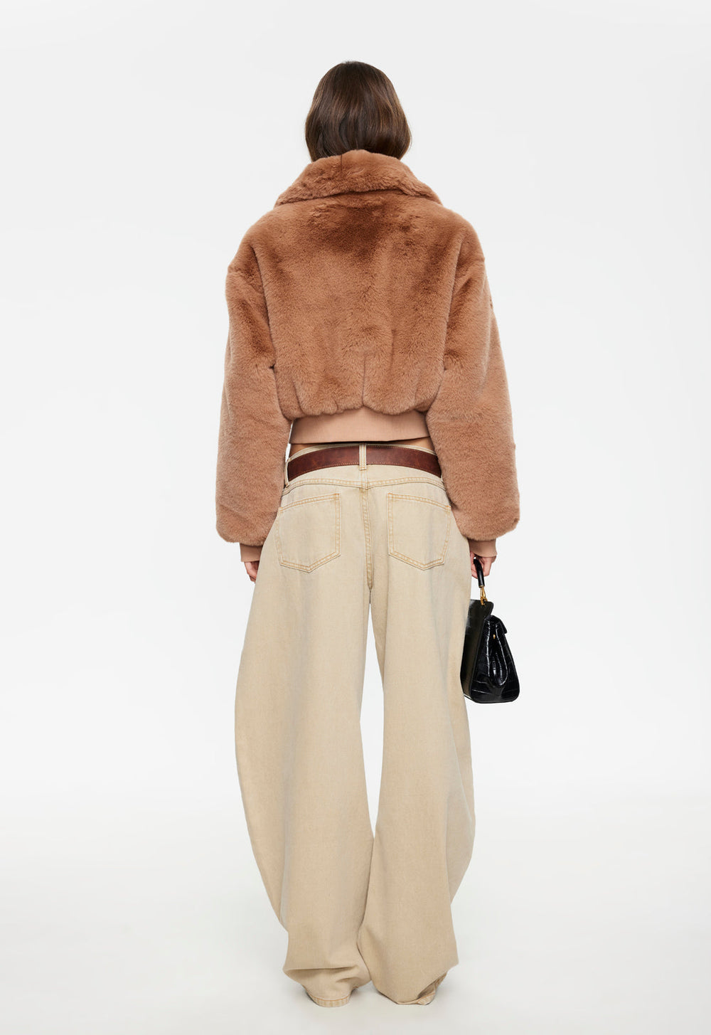 Drita Faux Fur - Camel Lioness Fashion