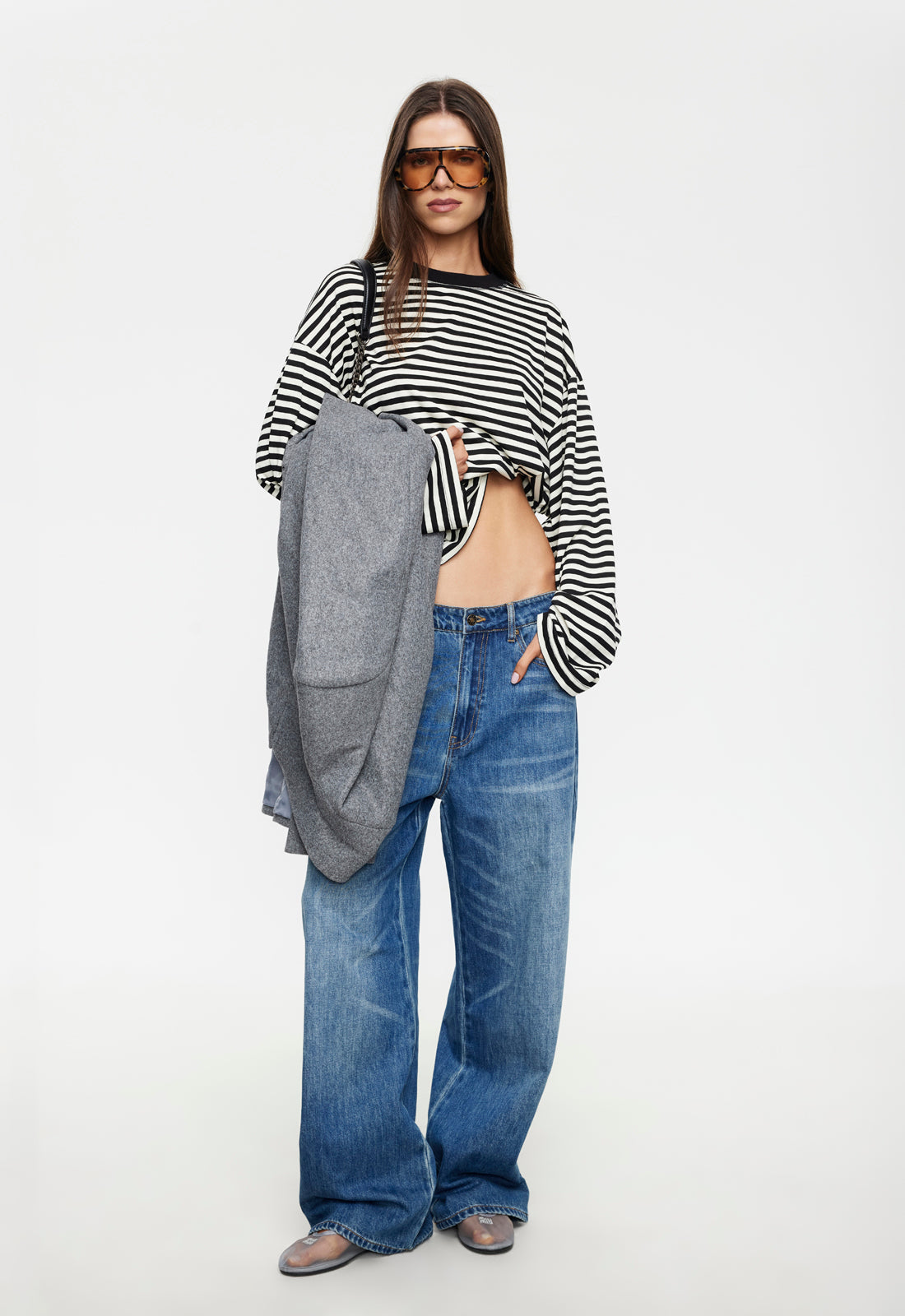 Bloom Long Sleeve - Onyx Stripe Lioness Fashion