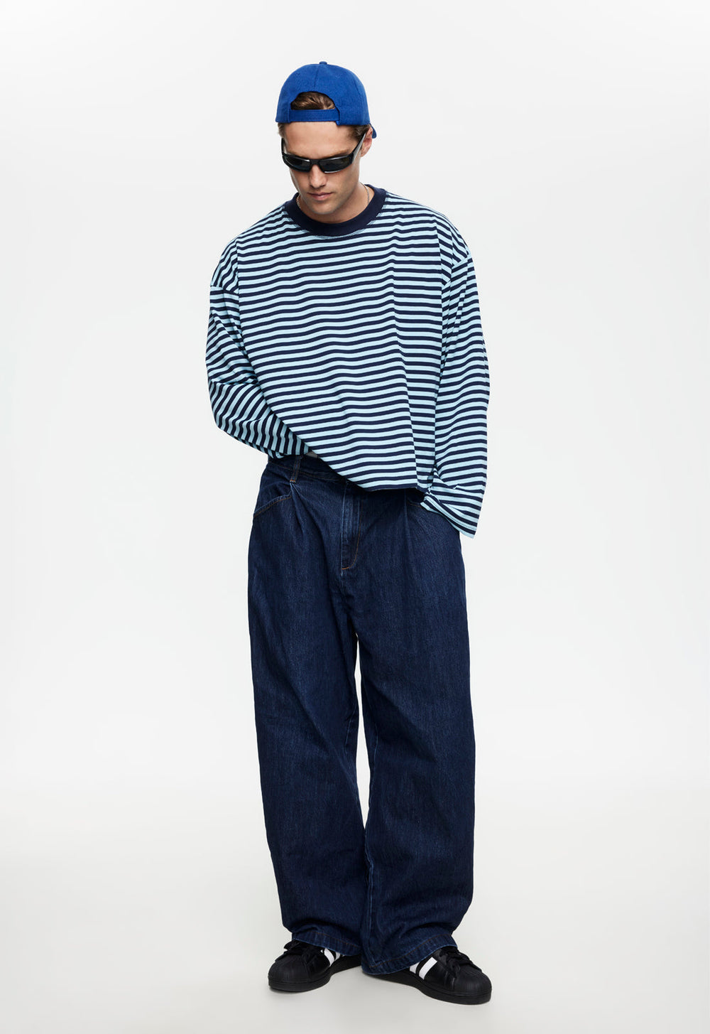 BLOOM LONG SLEEVE - NAVY SEA STRIPE Lioness Fashion