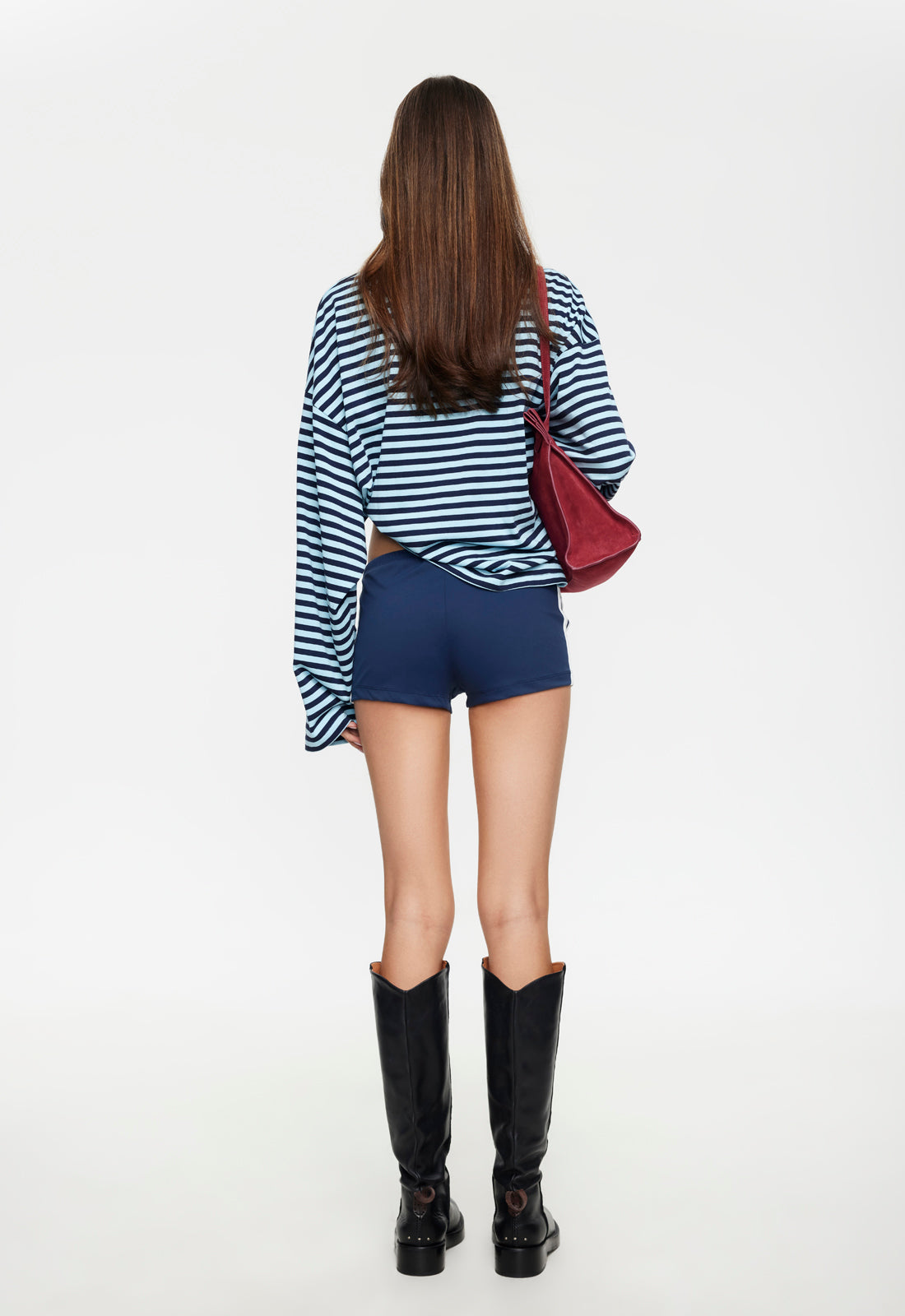 BLOOM LONG SLEEVE - NAVY SEA STRIPE Lioness Fashion