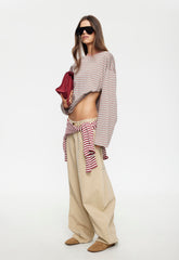 Bloom Long Sleeve - Muted Pastels Stripe Lioness Fashion
