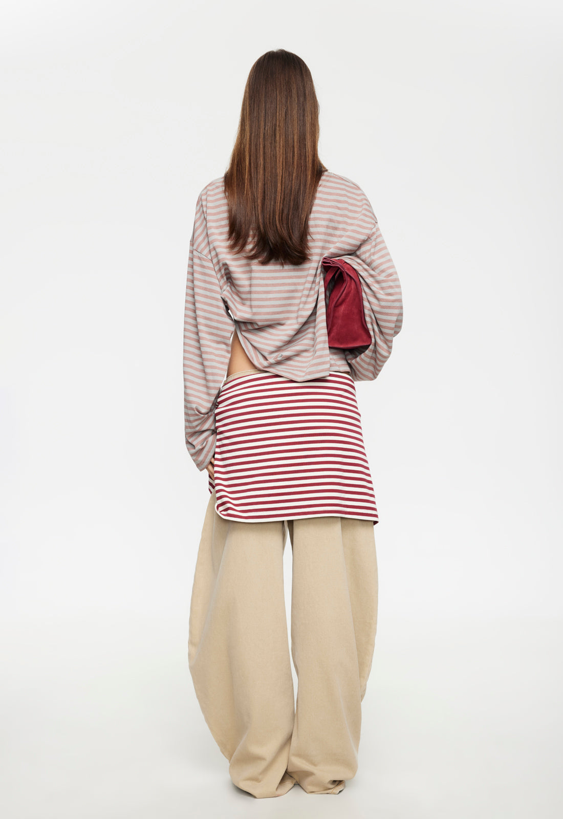 Bloom Long Sleeve - Muted Pastels Stripe Lioness Fashion