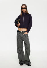 Bloom Knit Jacket - Forest Stripe Lioness Fashion