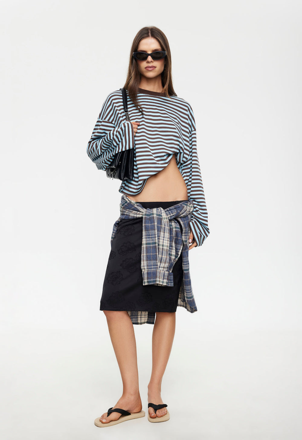 Bloom Long Sleeve - Chocolate Sea Stripe Lioness Fashion