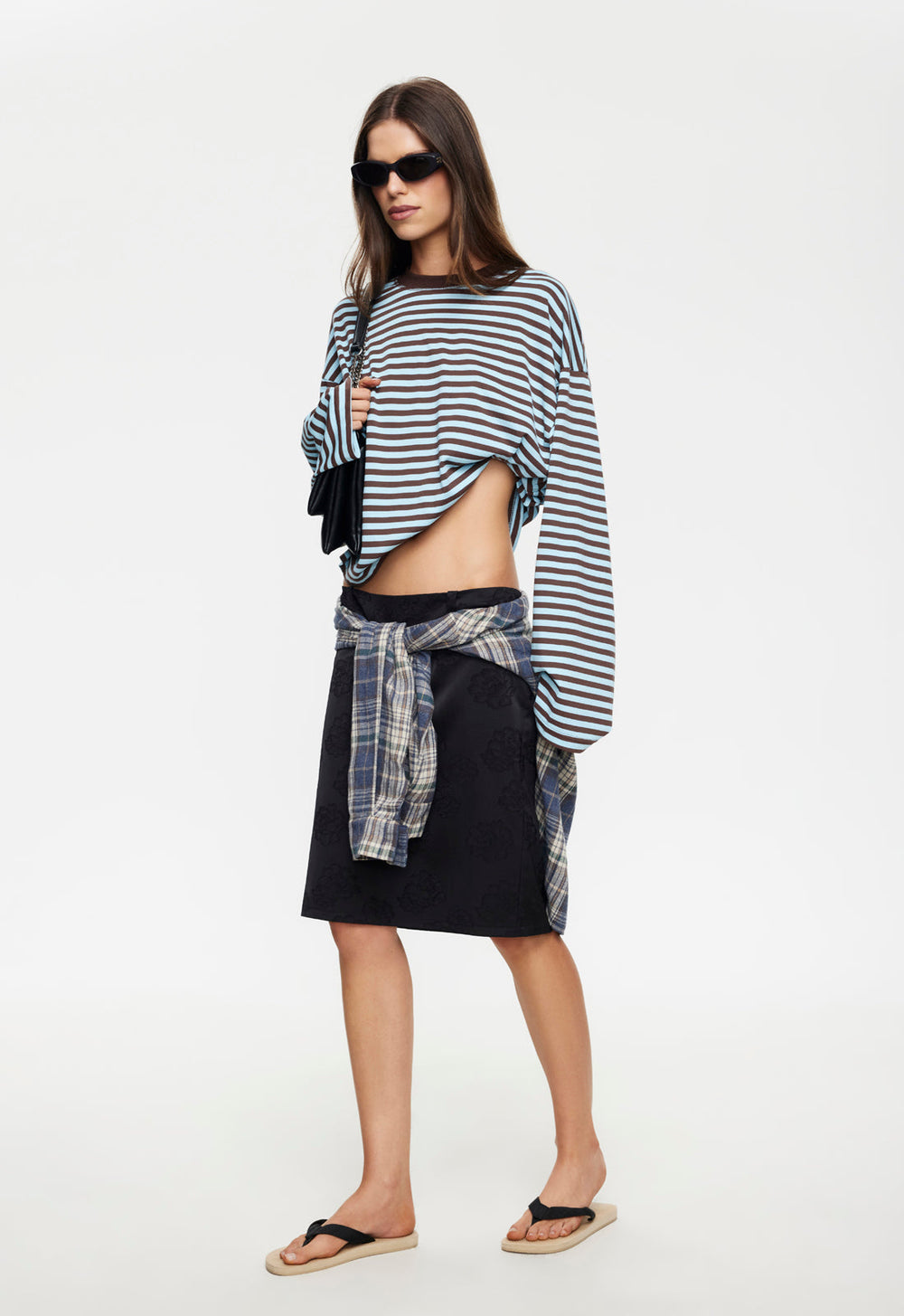 Bloom Long Sleeve - Chocolate Sea Stripe Lioness Fashion