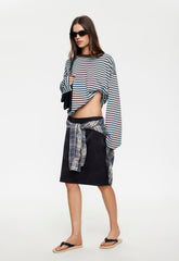 Bloom Long Sleeve - Chocolate Sea Stripe Lioness Fashion