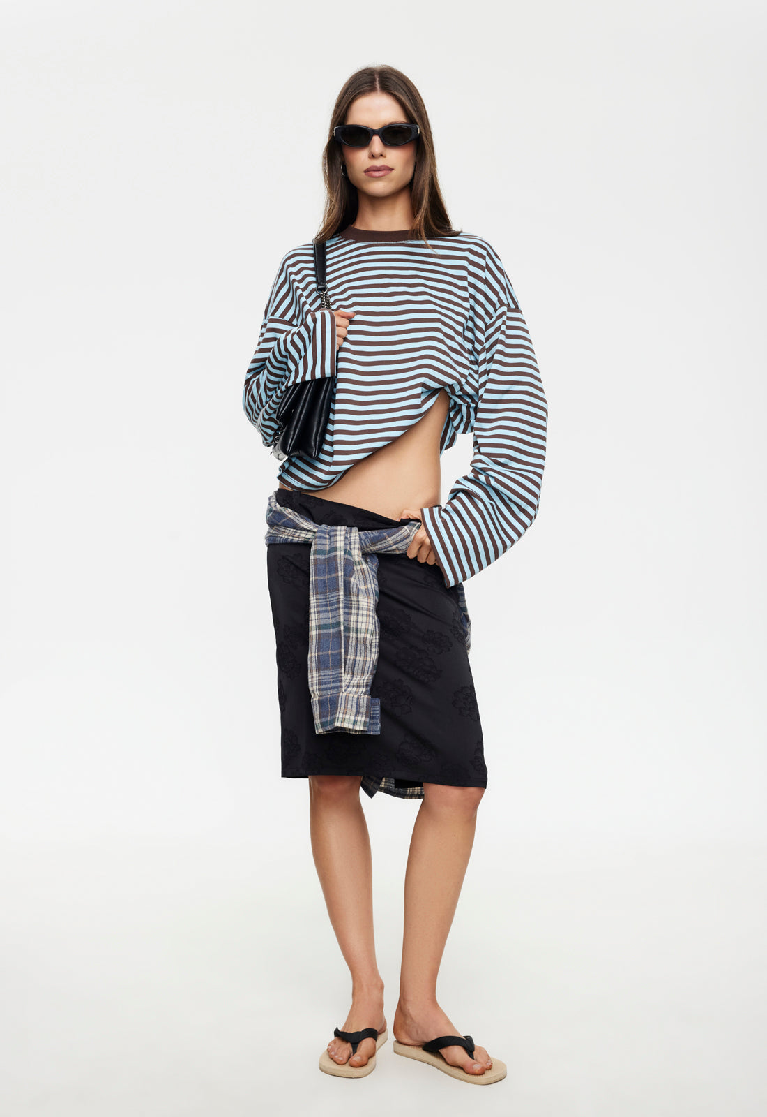 Bloom Long Sleeve - Chocolate Sea Stripe Lioness Fashion