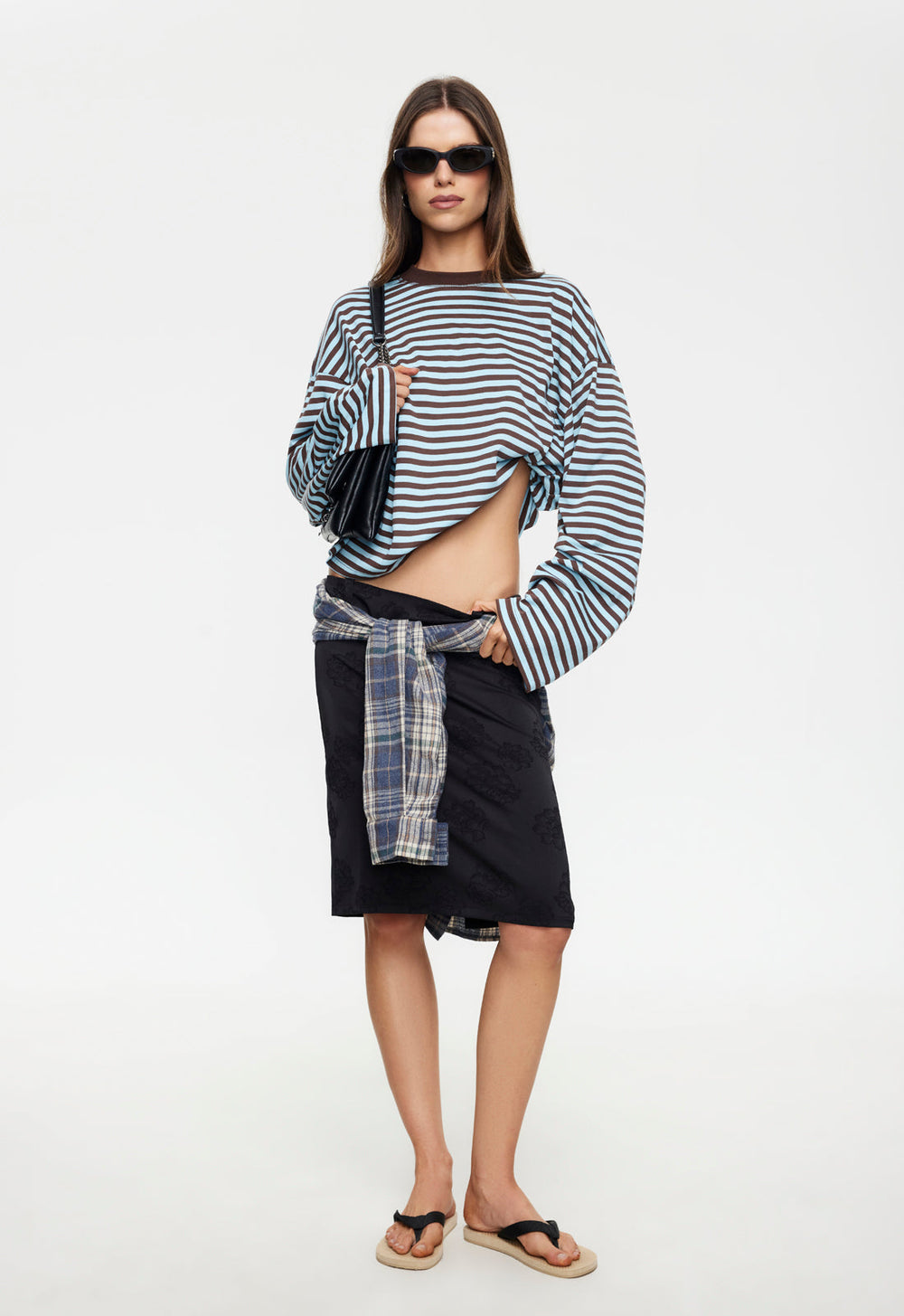Bloom Long Sleeve - Chocolate Sea Stripe Lioness Fashion