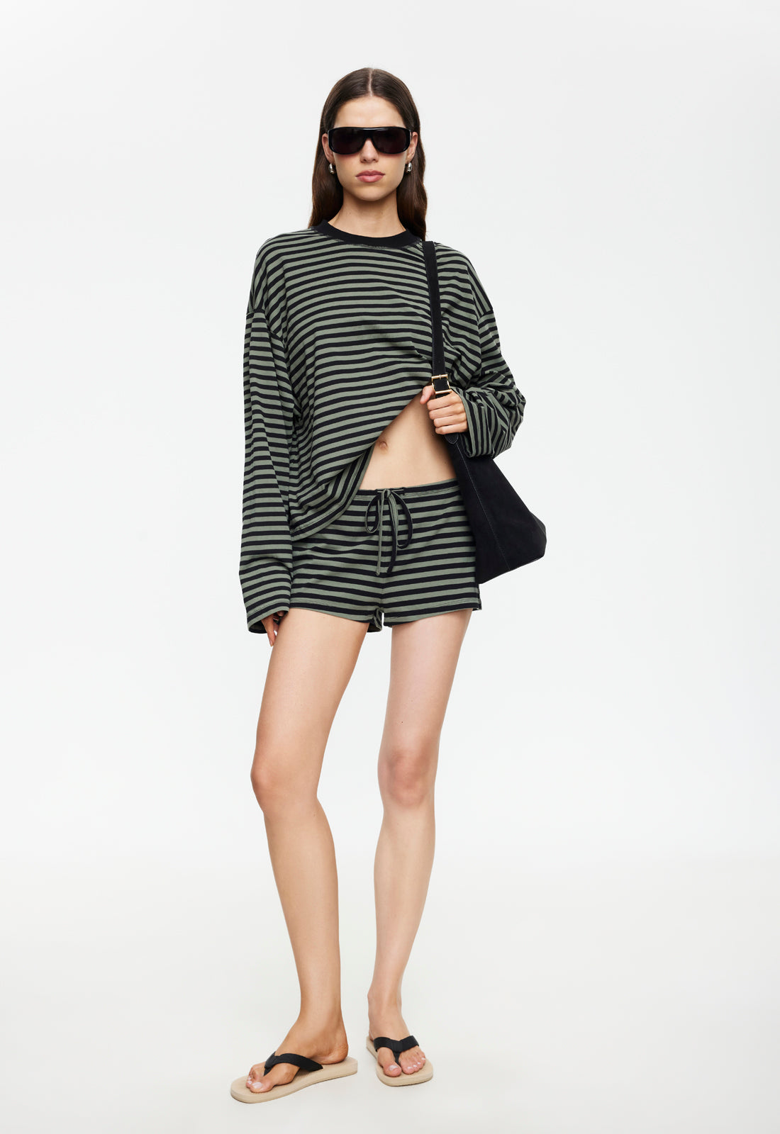 Bloom Long Sleeve - Forest Stripe Lioness Fashion